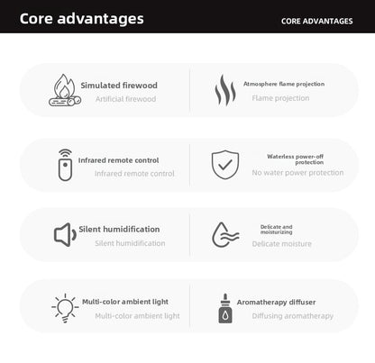 Fireplace aroma diffuser