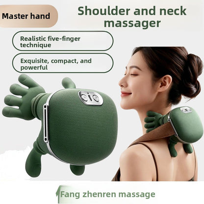 Premium Deep Tissue Neck & Shoulder Massager - Smart Heat Therapy for Instant Pain Relief