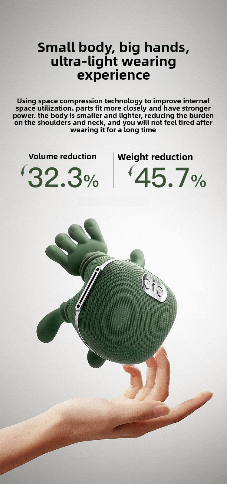 Premium Deep Tissue Neck & Shoulder Massager - Smart Heat Therapy for Instant Pain Relief